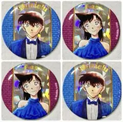 名探偵コナン 30周年記念 コナン展 缶バッジ 新一 蘭③