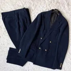 TOMORROW LAND コーデュロイ 金釦 ダブル ジャケット セットアップ