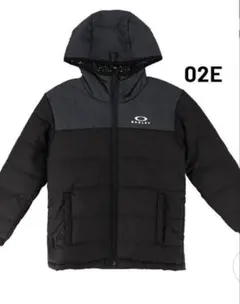 Oakley ダウンジャケット ブラック　150サイズ　フード　オークリー