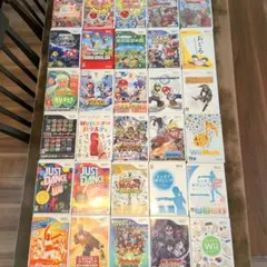 ジャンク　Wiiソフトセット 多彩なゲームタイトル　バラエティー　30本セット