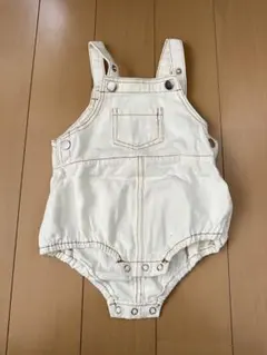 韓国ベビー服♡白オーバーオール風
