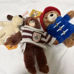パディントン グロミット ぬいぐるみ 3点セット