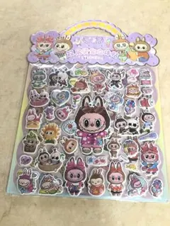 大人気‼️らぶぶ 立体シール　ぷくぷくシール　ラブブ3Dシール