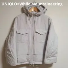 ユニクロ × ホワイト マウンテニアリング ハイブリッドダウンジャケット S