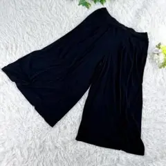 イージーワイドパンツ黒