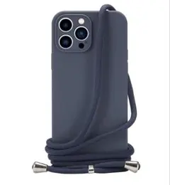 シンプルデザイン iPhone14Pro用ケース ショルダー ストラップ付き