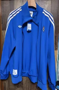 アディダス レアルマドリード ハーフジップジャケット 3XL ブルー
