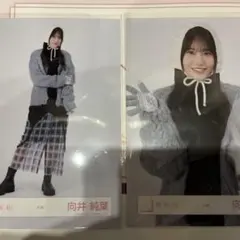 櫻坂46 生写真 冬服 向井純葉 チュウ ヒキ