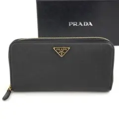 新品未使用　PRADA 長財布　ナイロン　テスート　三角プレート　1M1037 新品未使用 PRADA 長財布 ナイロン テスート 三角プレート 1M1037