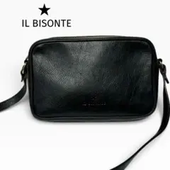 상태좋음 イルビゾンテ ショルダーバッグ オリヴェータ OLIVETA レザー 黒