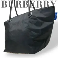 BURBERRY マーブル ナイロン バッグ / バーバリー ハンド トート 良品 バーバリー ナイロン レザー トート ハンドバッグ 鞄