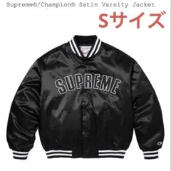 チャンピオン✖️Supreme Satin Varsity Jacket M - メルカリ