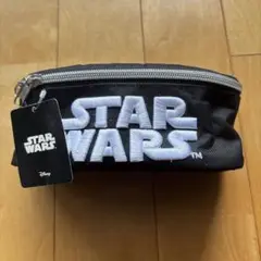 未使用　タグ付き　STAR WARS ペンケース　ポーチ 黒