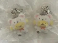 めじるしアクセサリー サンリオキャラクターズ ふわふわスノーポムポムプリン×2