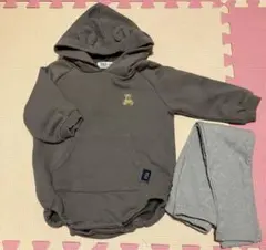 POLO Baby フード付き ロンパース 80