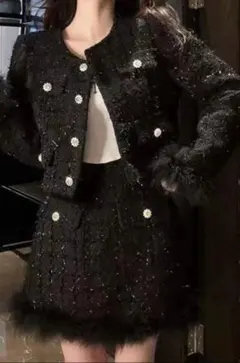 即日配送可能‼️ GRL フェザーツイードジャケット セットアップ pm634