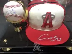 希少‼️【大谷翔平】2021.MVP直筆サイン入りボール、直筆サイン入りキャップ、