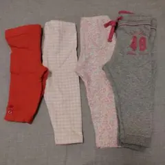 Ralph Lauren UNIQLO　レギンス　パンツ　4本セット 80