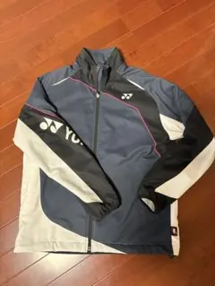 YONEX ジップアップジャケット グレー/ホワイト