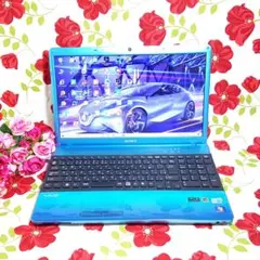 新Win11★新品SSD240GB★メモリ8G★大人気★ブルー色ソニーVAIO