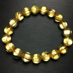⭐︎【天然】タイチンルチルクオーツ ブレスレット 13.2mm 53.81g 