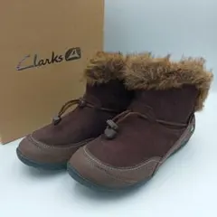 L41 クラークス ショートブーツ UK4.5D 約23.5cm ブラウン