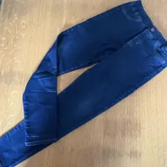 みなみ様専用！150cm★GU ジーユー　ネイビー 裏ボア ストレッチデニム