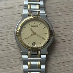 稼働/美品 GUCCI グッチ 腕時計 9000M コンビ ダイヤ シルバー 2025年最新】GUCCI 9000Mの人気アイテム - メルカリ