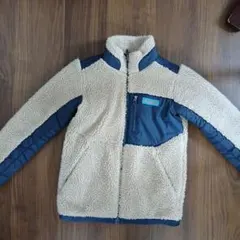 Columbia フリースジャケット ベージュ/ネイビー　サイズ130ー140
