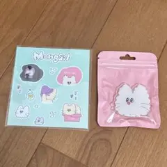 スマホグリップ　シール　mongsil