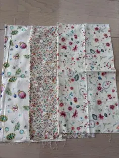 コットンプリント生地 花柄 ペイズリー　キルトゲイト