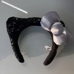 キティー　スパンコール シルバーリボンUSJ