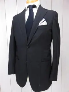 【値下げ】ユナイテッドアローズ　春夏秋　テーラードジャケット　黒　無地　S