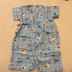 Hot Biscuits ミキハウス水色甚平 70〜80