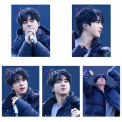 《JIN-11》BTS L版写真 ソクジン 5枚セット