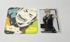 ハイキュー ファンパーク 宮侑 クリアカード アートコースター