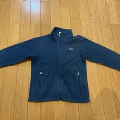 patagonia フリースジャケット XS (5-6) 青