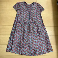 Cotélac 花柄 半袖ワンピース サイズ0のサムネイル