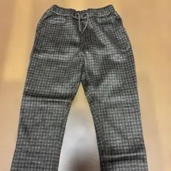 LOGOS DAYS チェック柄 ロングパンツ 130サイズ 裏起毛