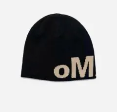 oma ニット帽 ビーニー ブラック LOGO SKULLY (BLACK)