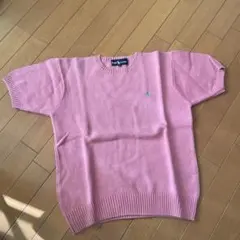 【Lサイズ】Ralph Lauren レディース　半袖ニット　綿100%