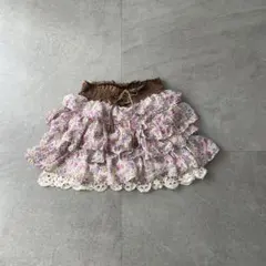 当時物 フレアミニスカート フェミニンフェアリーグランジ森ガール平成ギャルy2k