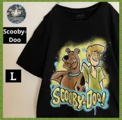 Scooby-Dooスクービードゥ アニメ キャラクター Tシャツ tシャツ 黒のサムネイル