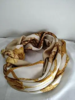 【美品】Christian Dior シルクスカーフ タッセル