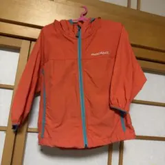 mont-bell フード付きジャケット 90サイズ オレンジ