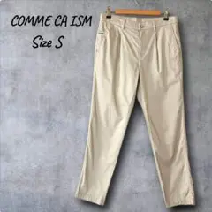 COMME CA ISM コムサイズム 高密度コットンサテン ストレッチ パンツ
