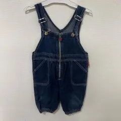 miki HOUSE ダークデニム オーバーオール