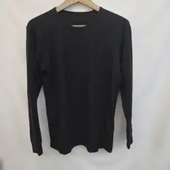 UNIQLO HEATTECH ブラック 長袖カットソー M