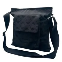 ARMANI JEANS アルマーニジーンズ ショルダーバッグ 黒 ナイロンのサムネイル