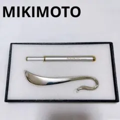 MIKIMOTO 音符デザイン キーリングとブックマーカーのセット未使用品 MIKIMOTO 音符デザイン キーリングとブックマーカーのセット未使用品